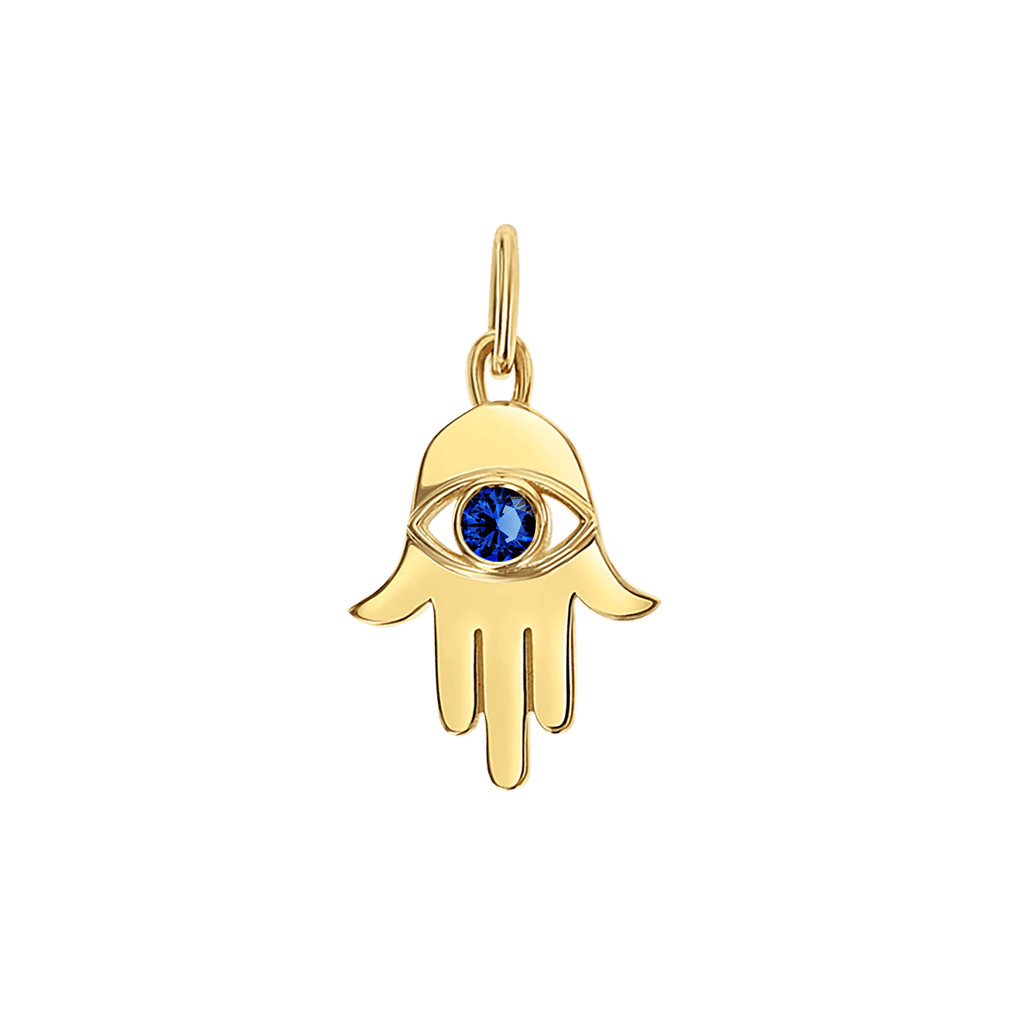Kids Hamsa Diamond Eye Charm - Lotus Diamond