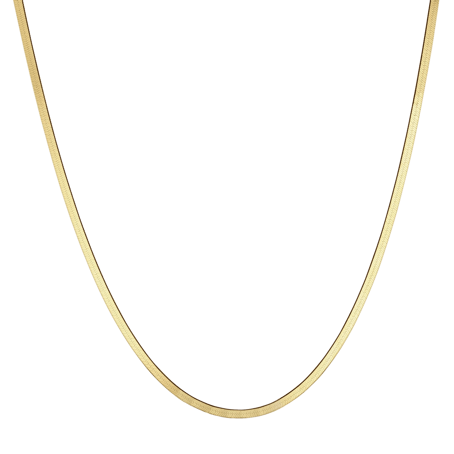 Kids Herringbone Necklace 3mm - Lotus Diamond