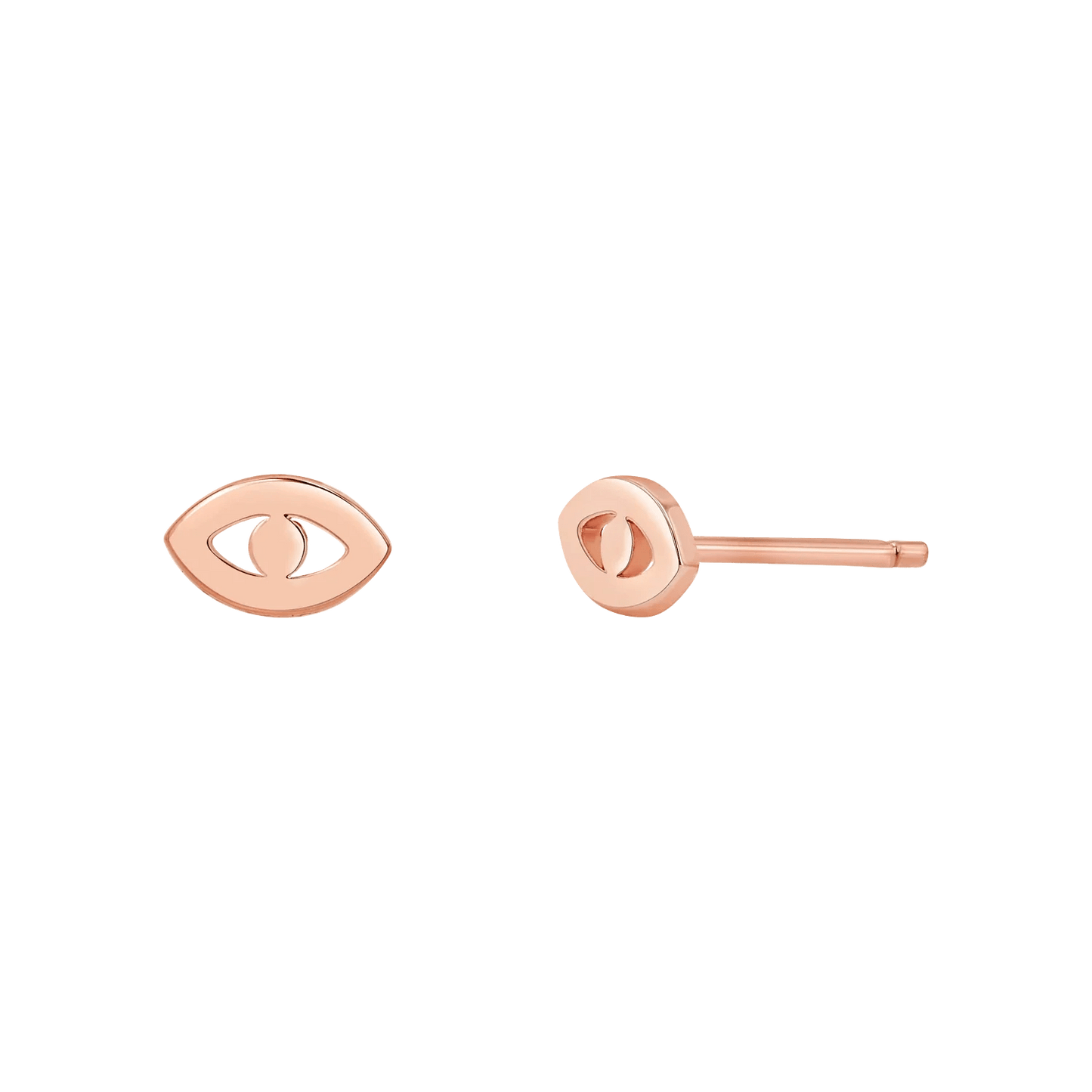 Kids Mini Evil Eye Stud Earrings - Lotus Diamond
