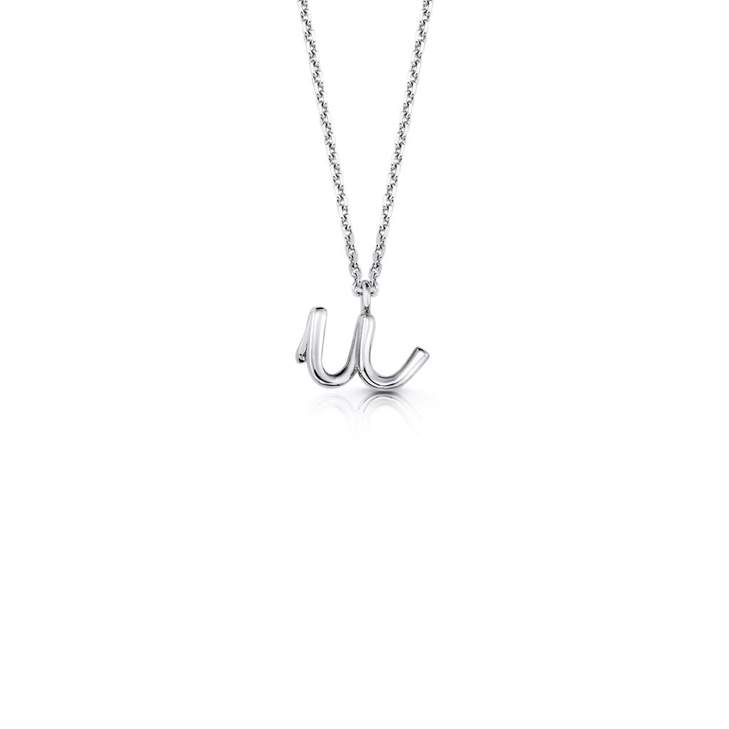 Kids Mini Letter Necklace - Lotus Diamond
