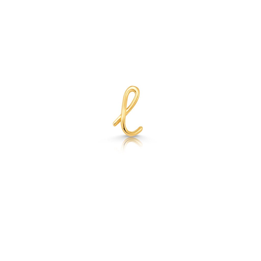Kids Mini Letter Necklace - Lotus Diamond