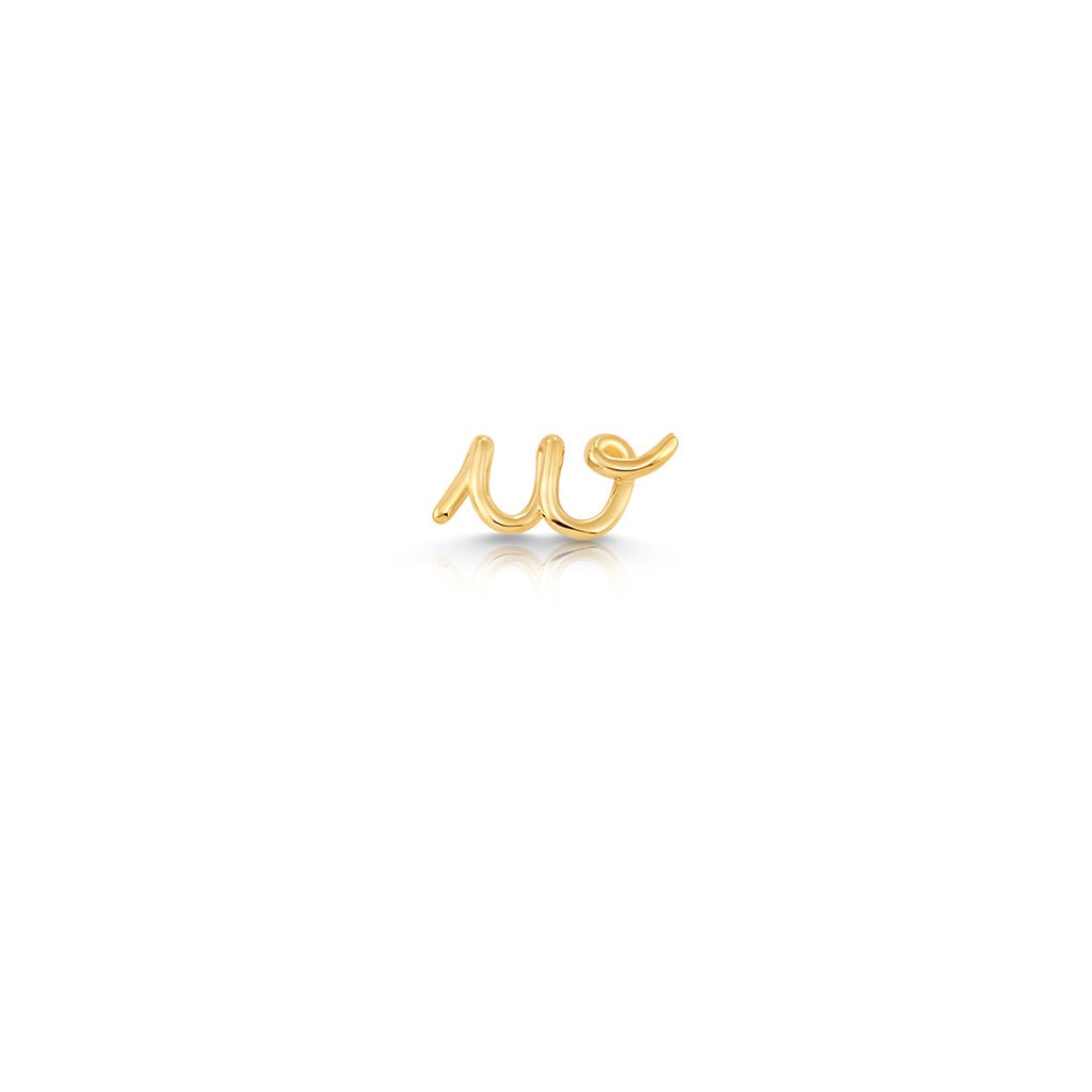 Kids Mini Letter Necklace - Lotus Diamond