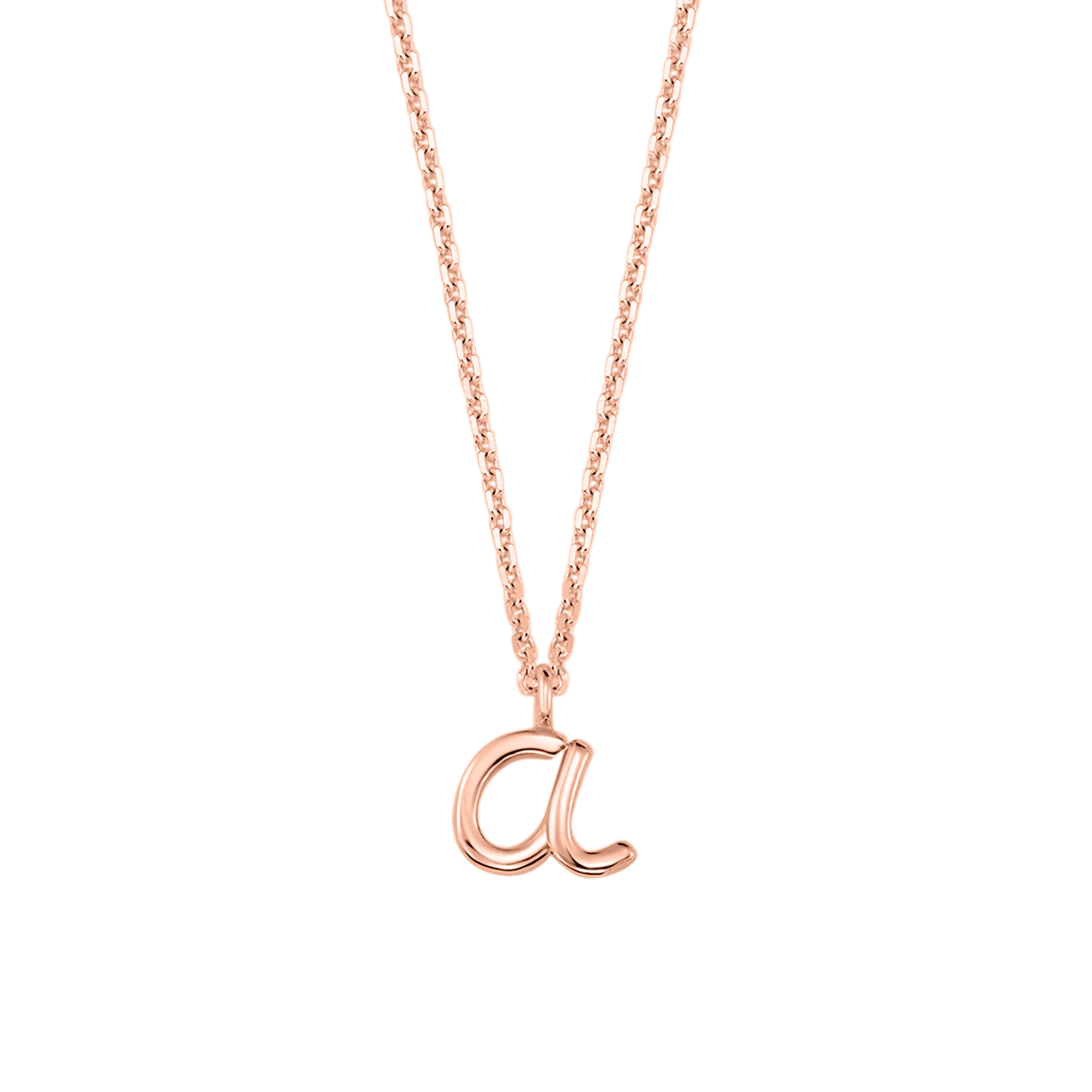 Kids Mini Letter Necklace - Lotus Diamond
