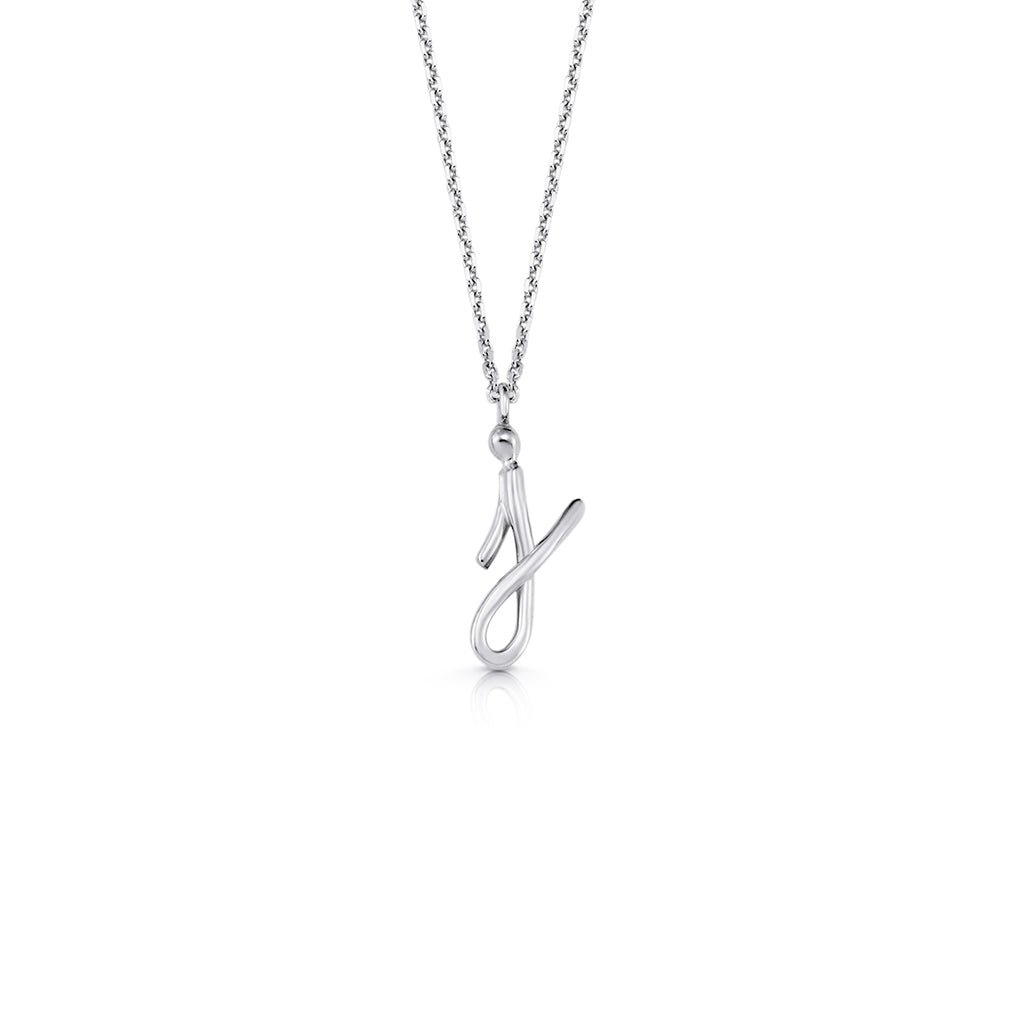 Kids Mini Letter Necklace - Lotus Diamond