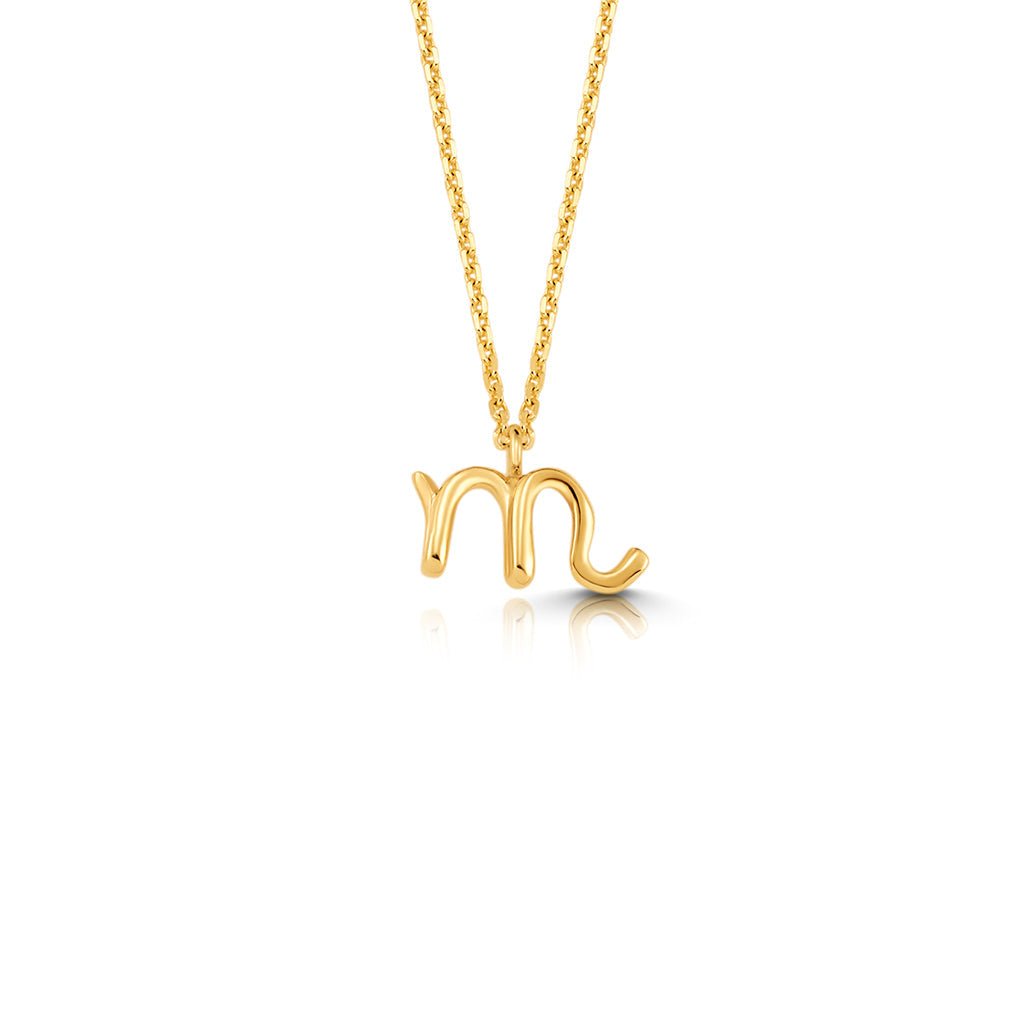 Kids Mini Letter Necklace - Lotus Diamond