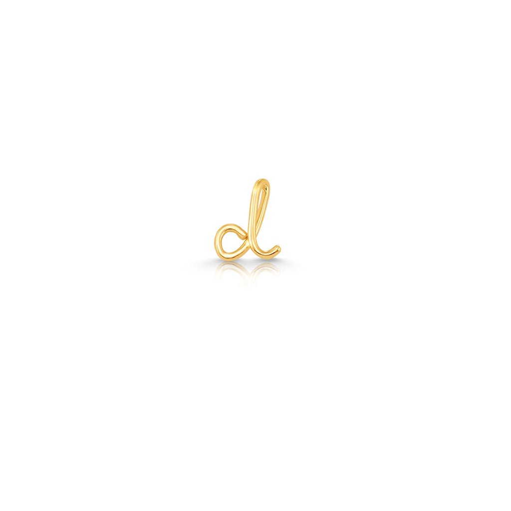 Kids Mini Letter Necklace - Lotus Diamond