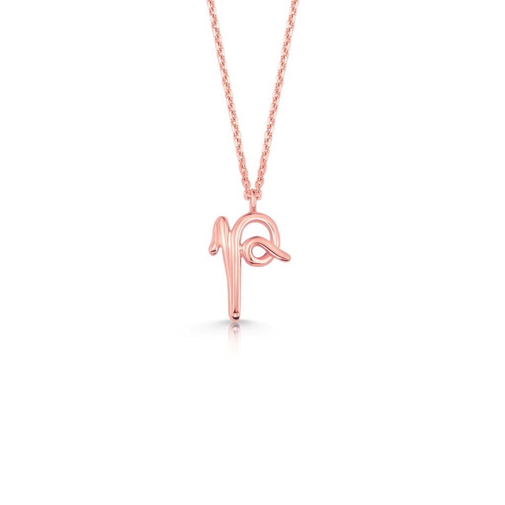 Kids Mini Letter Necklace - Lotus Diamond