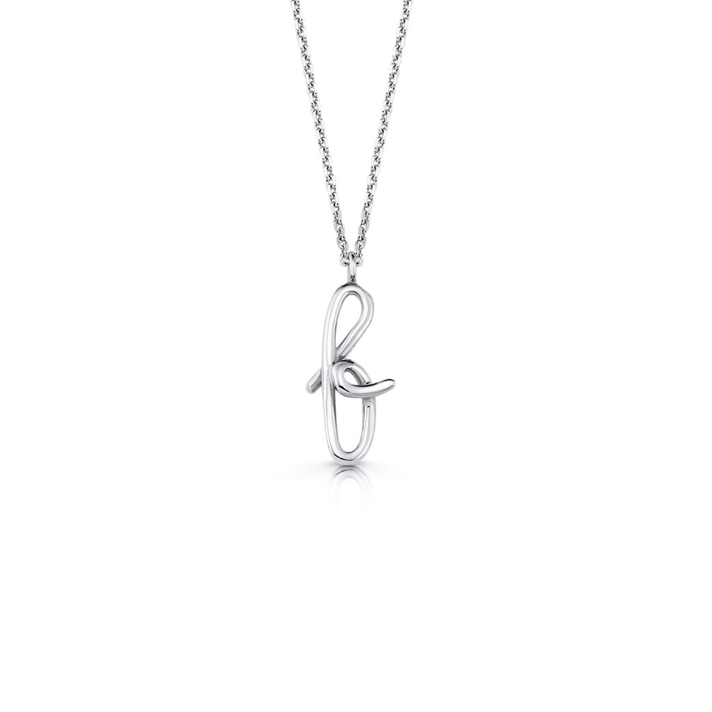 Kids Mini Letter Necklace - Lotus Diamond