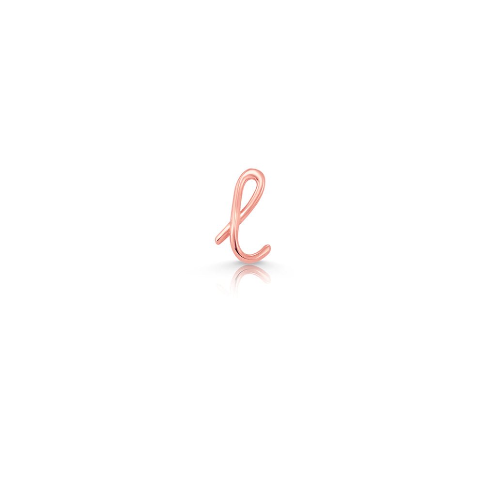 Kids Mini Letter Necklace - Lotus Diamond