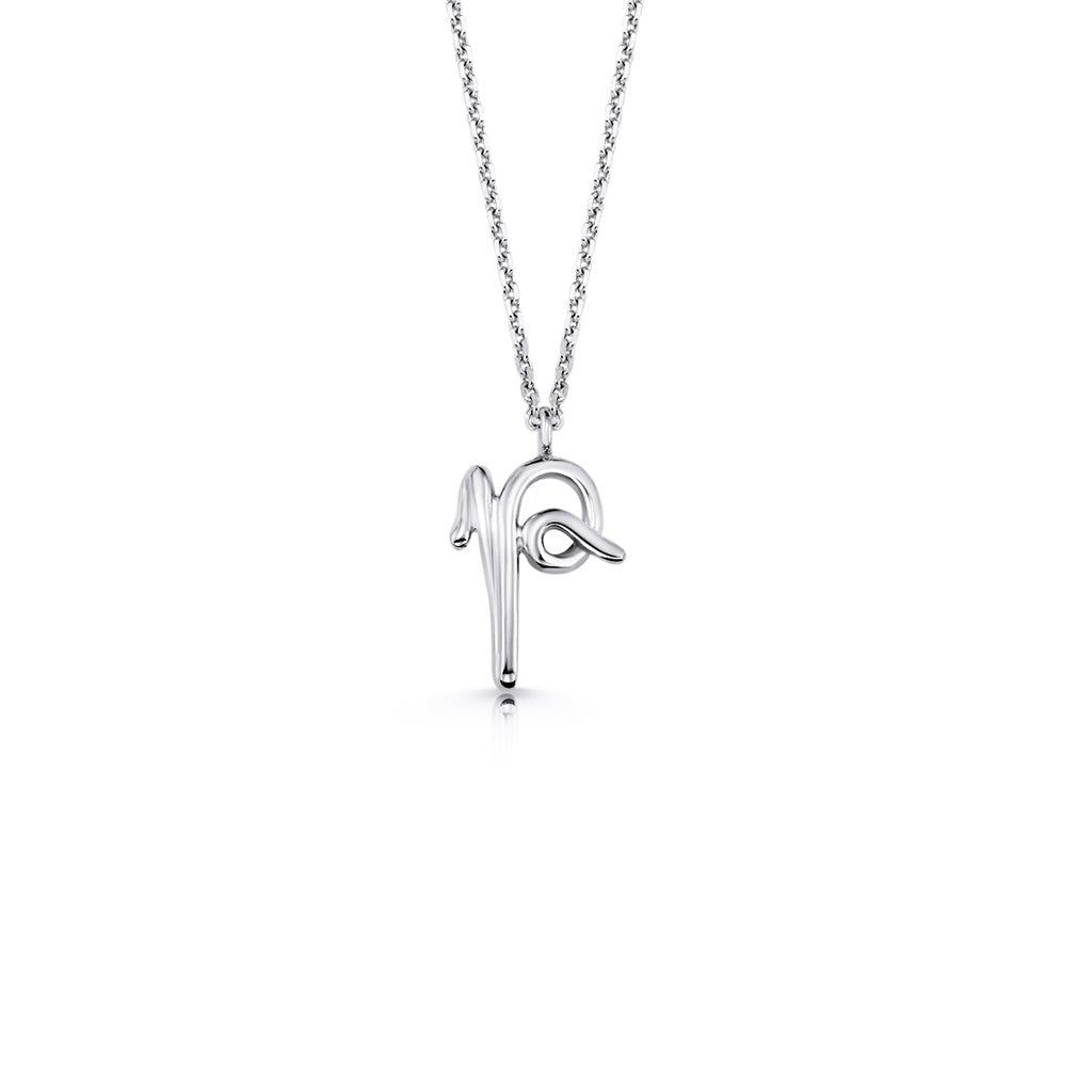 Kids Mini Letter Necklace - Lotus Diamond
