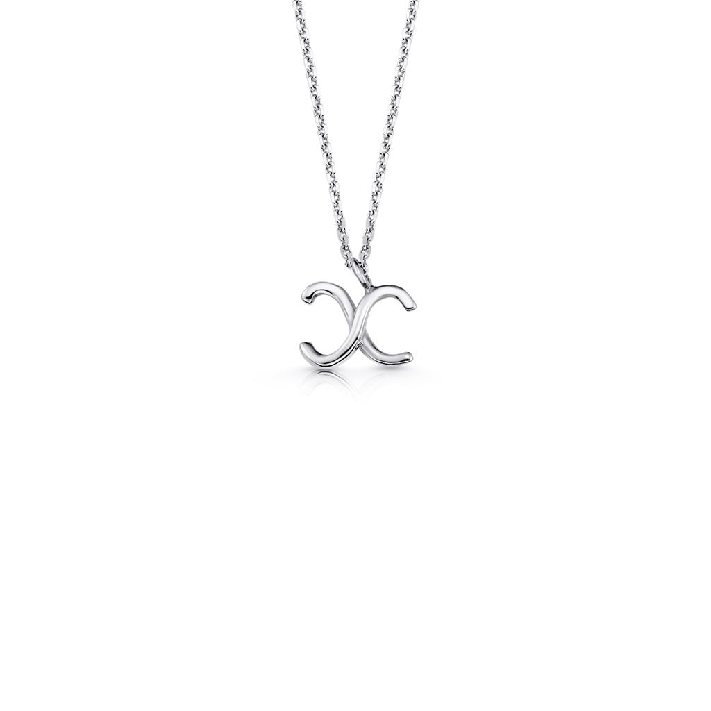 Kids Mini Letter Necklace - Lotus Diamond