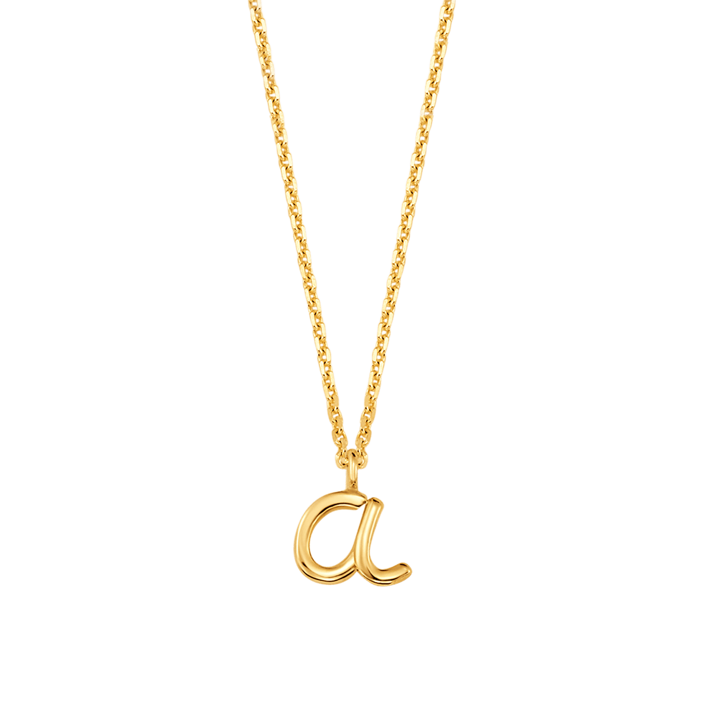 Kids Mini Letter Necklace - Lotus Diamond