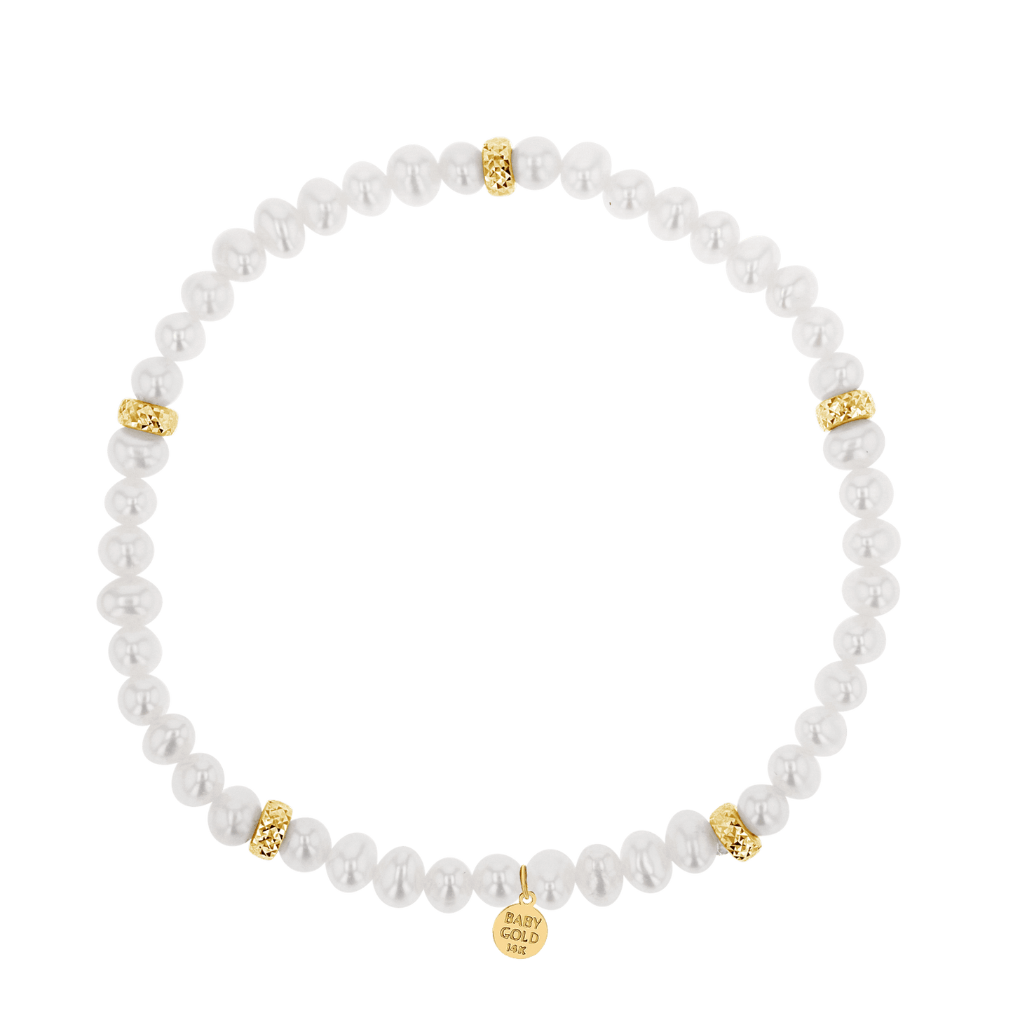 Kids Pearl Beaded Bracelet - Lotus Diamond