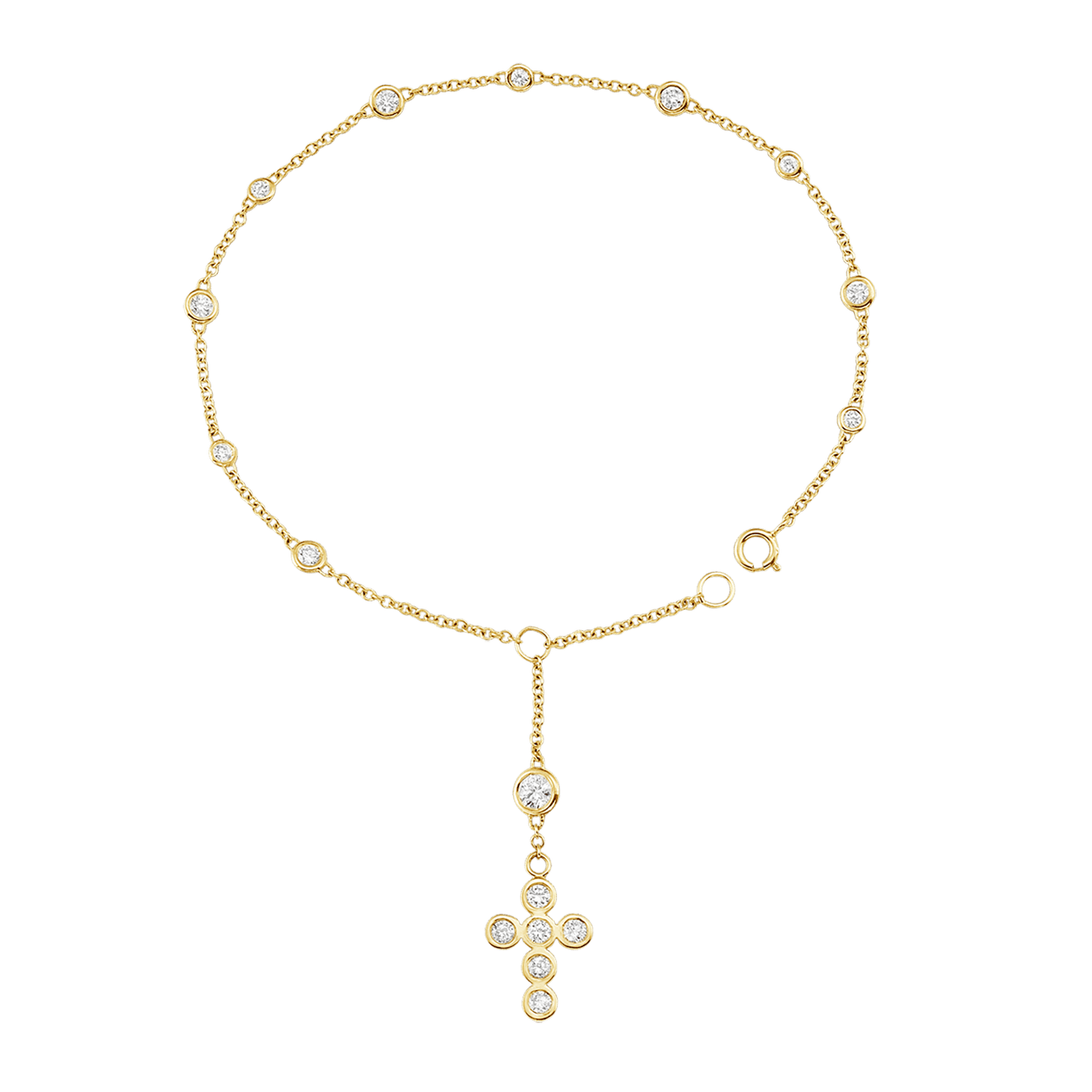 Kids Religious Rosary Bracelet - Lotus Diamond