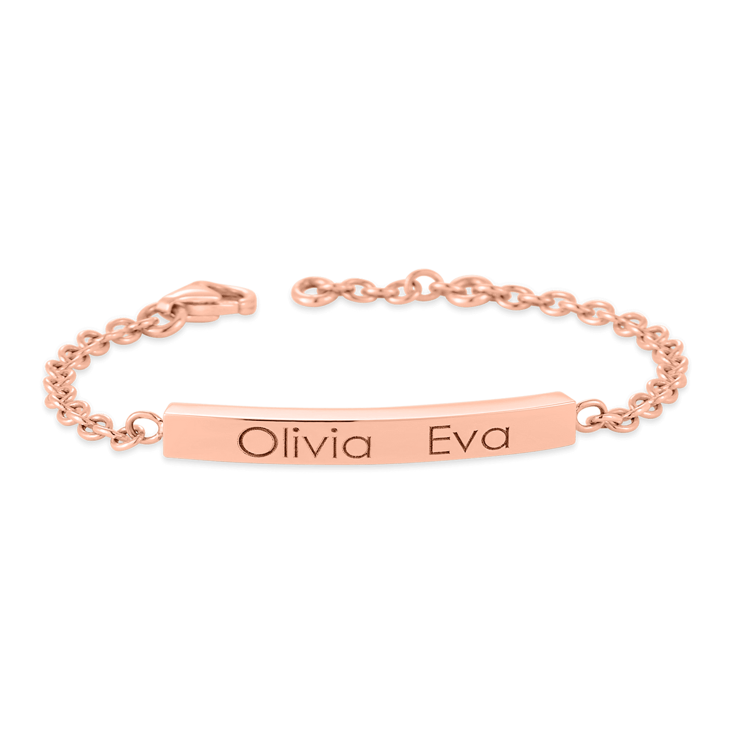 Kids Short Quad Bar Bracelet - Lotus Diamond