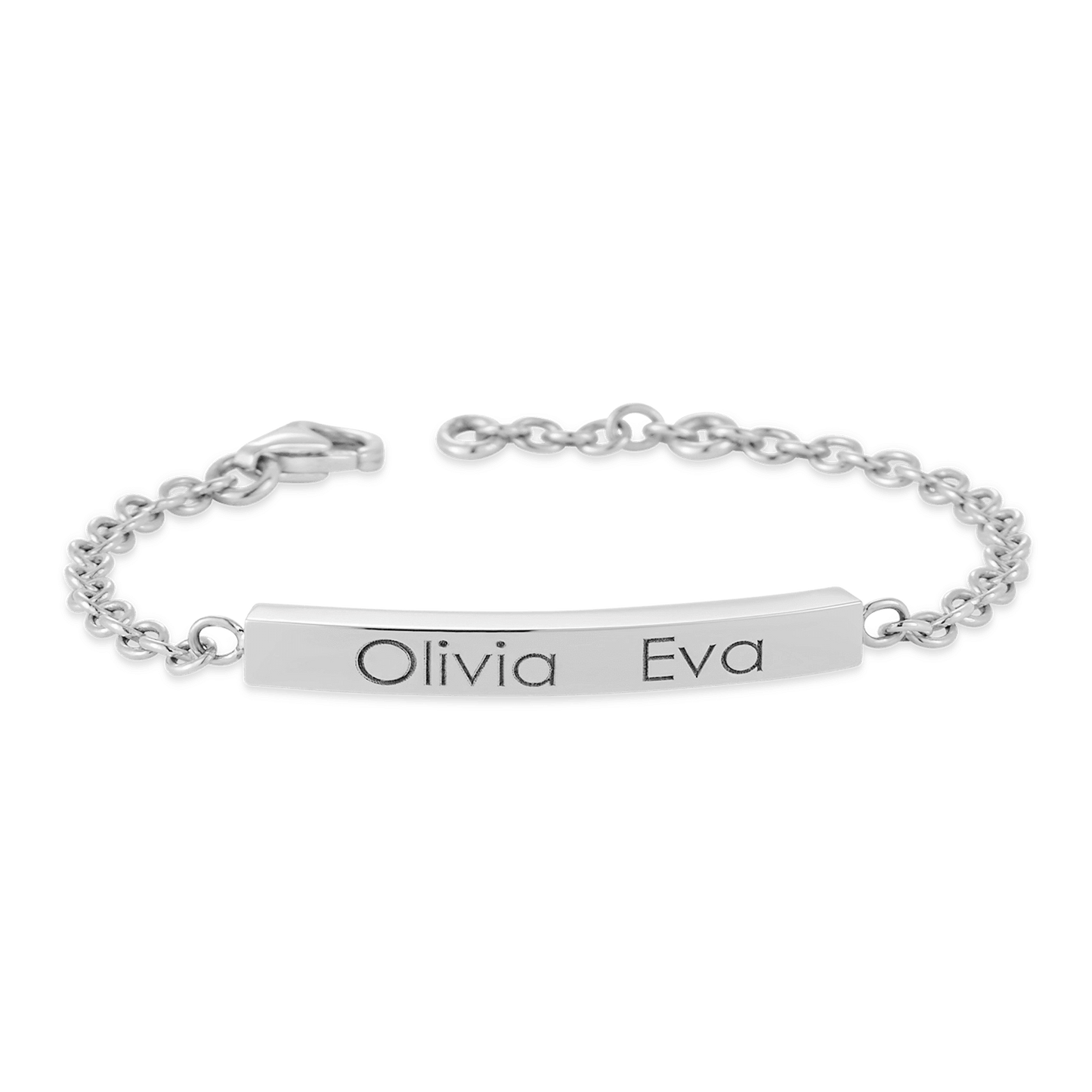 Kids Short Quad Bar Bracelet - Lotus Diamond