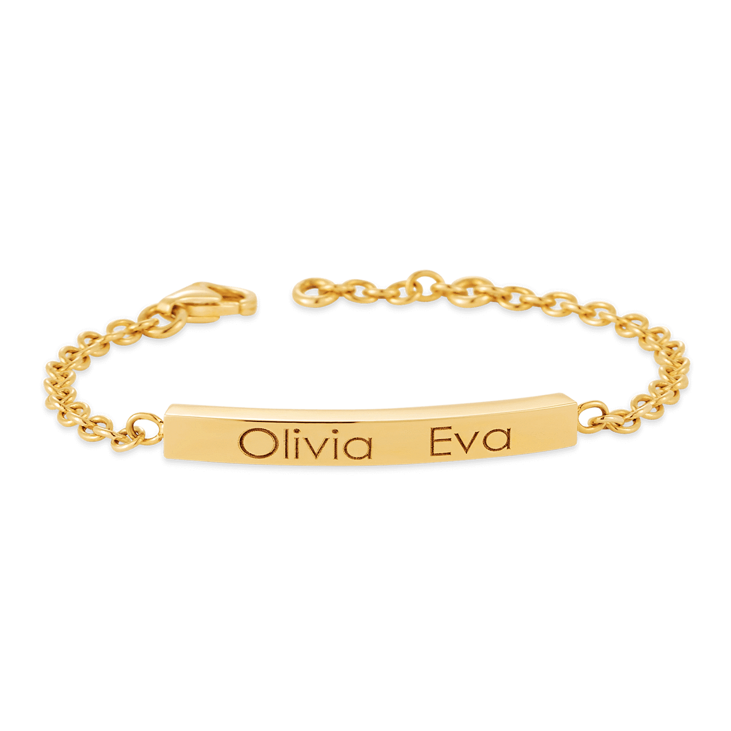 Kids Short Quad Bar Bracelet - Lotus Diamond