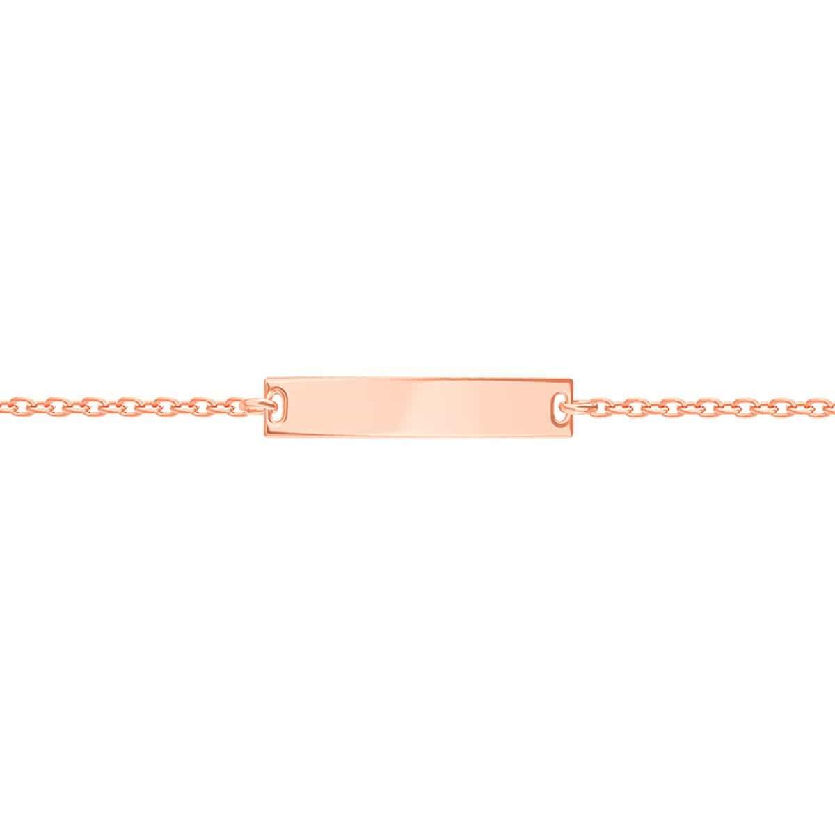 Kids Signature Classic Engravable ID Bracelet - Lotus Diamond