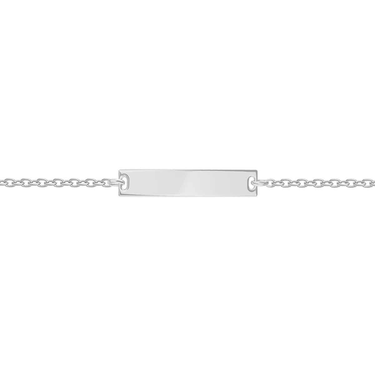Kids Signature Classic Engravable ID Bracelet - Lotus Diamond