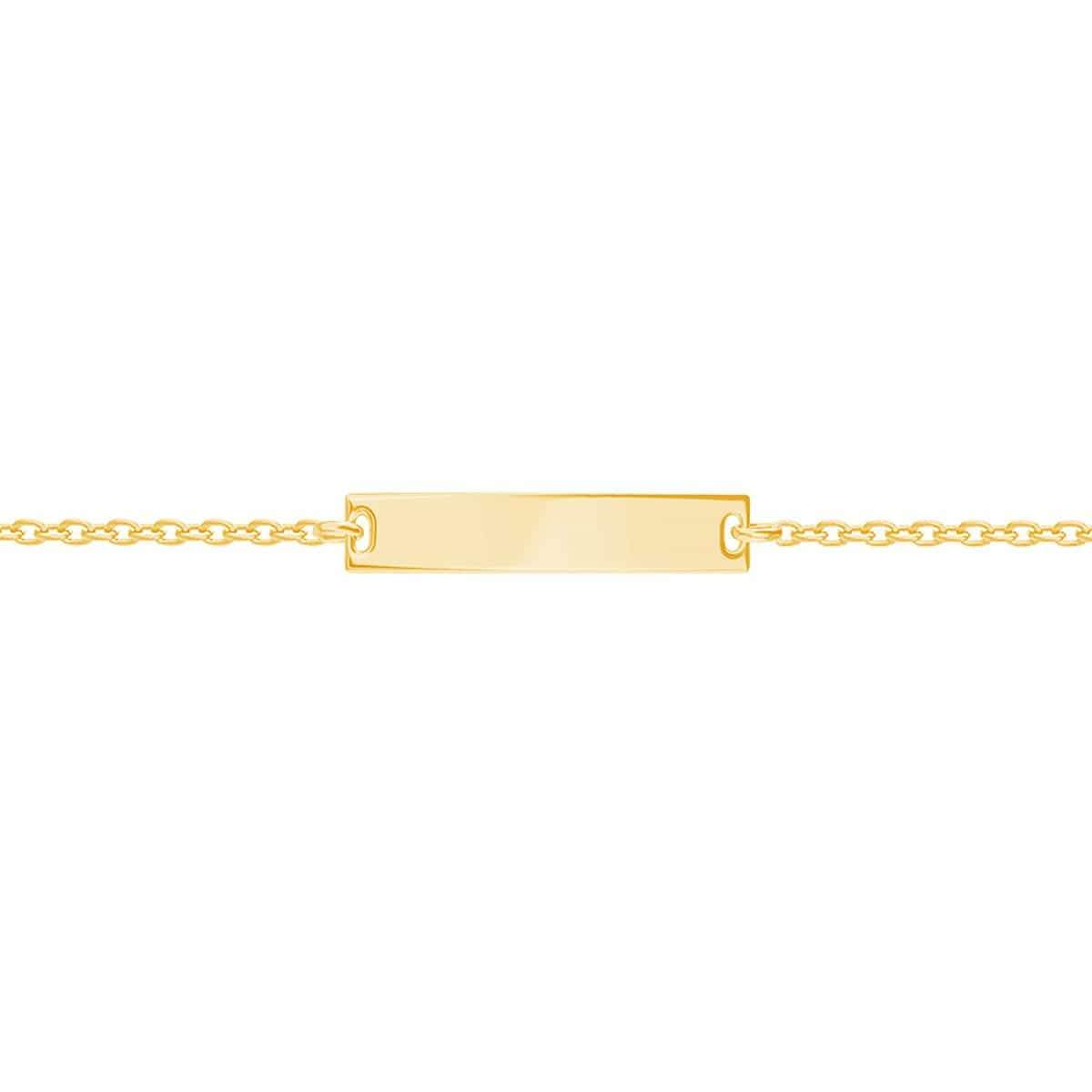 Kids Signature Classic Engravable ID Bracelet - Lotus Diamond