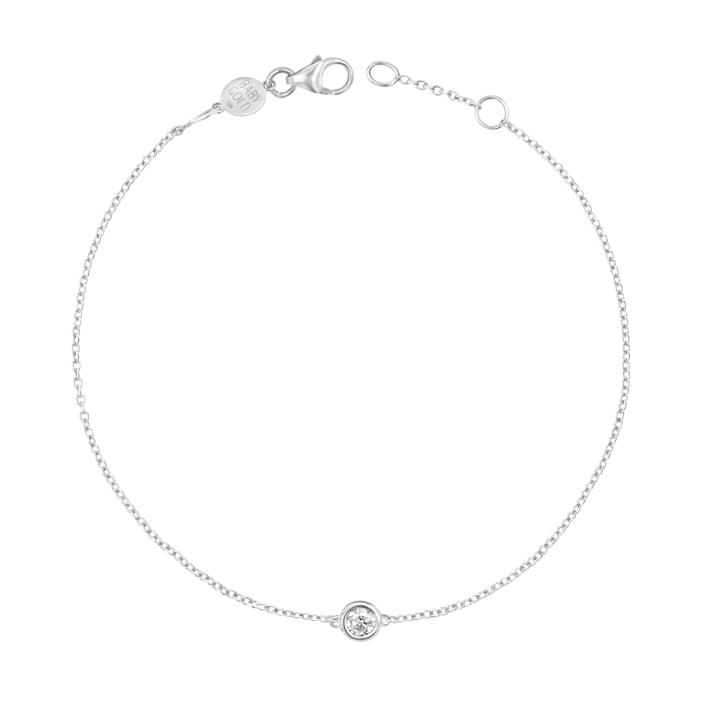 Kids Solitaire Diamond Bracelet - Lotus Diamond