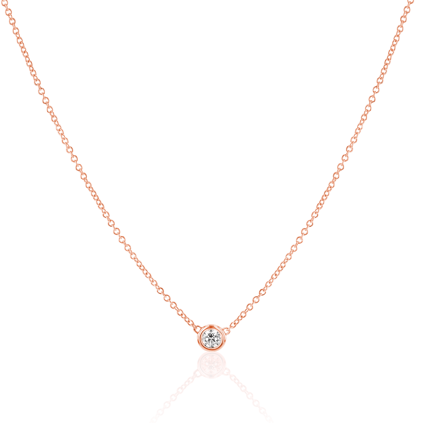 Kids Solitaire Diamond Necklace - Lotus Diamond