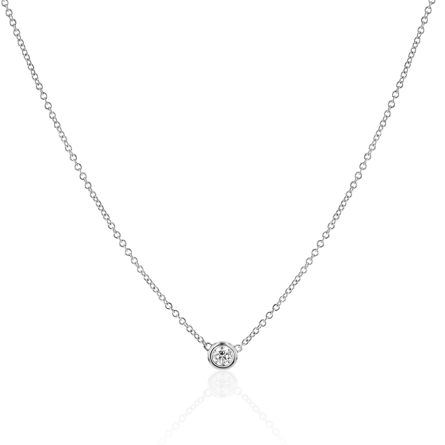 Kids Solitaire Diamond Necklace - Lotus Diamond