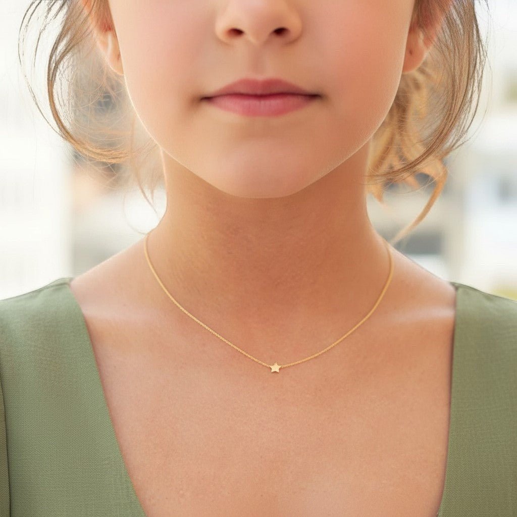 Kids Star Necklace - Lotus Diamond