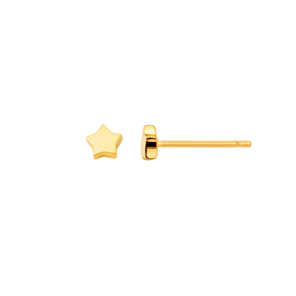 Kids Star Stud Earrings - Lotus Diamond