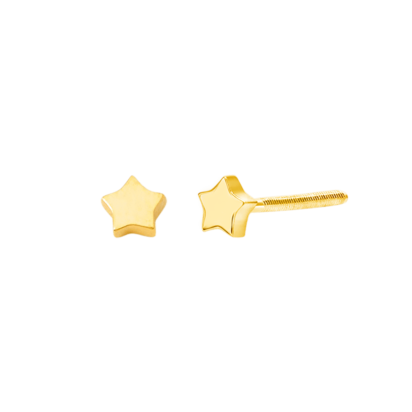 Kids Star Stud Earrings - Lotus Diamond