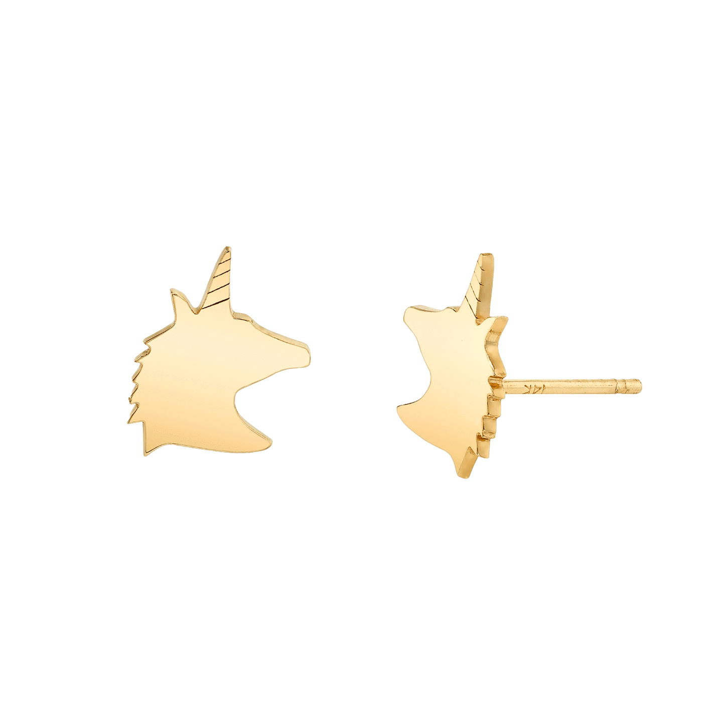 Kids Unicorn Stud Earrings - Lotus Diamond