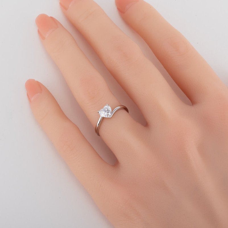 Lab grown Diamond 18K ring setting - Lotus Diamond