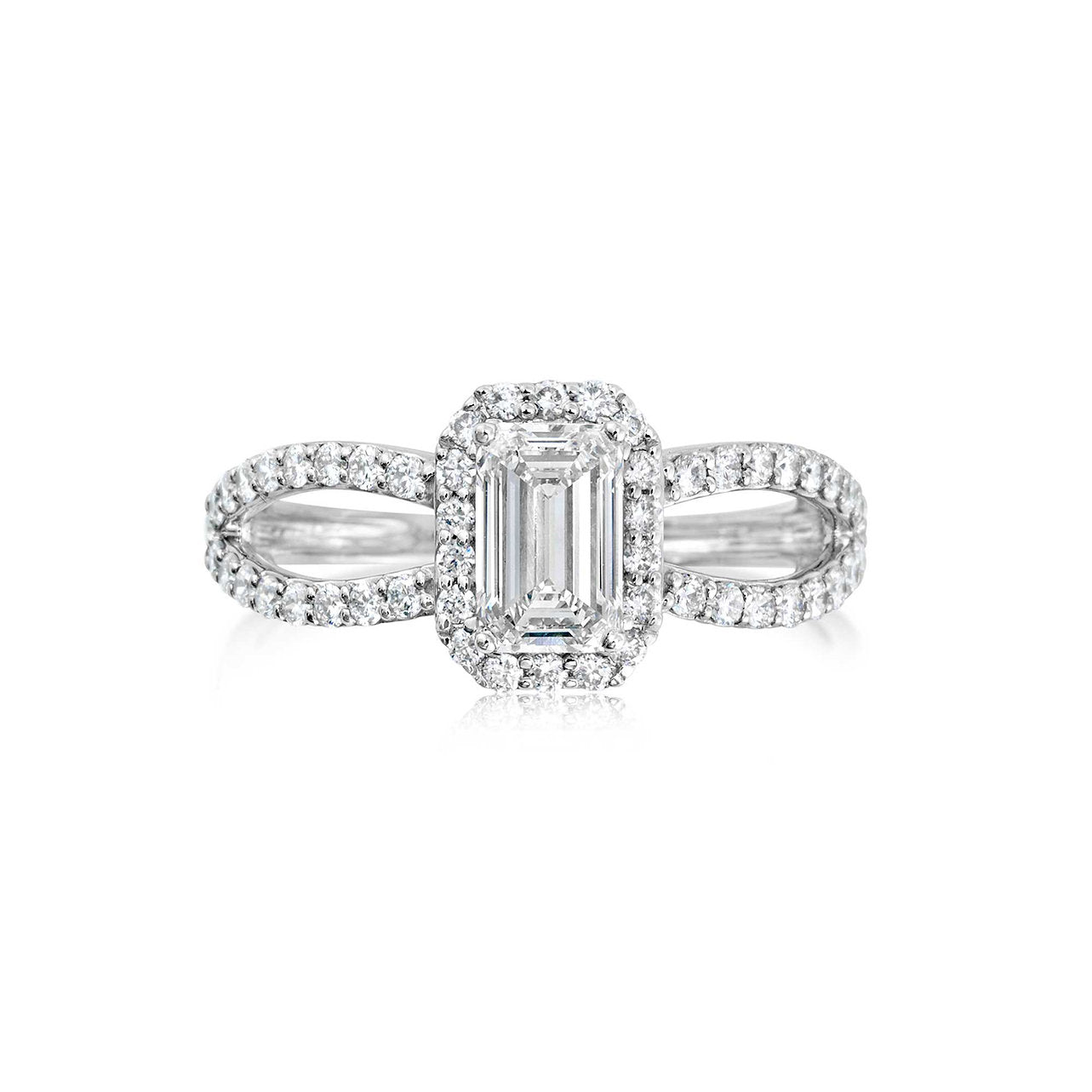 Lab grown Diamond 18K ring setting - Lotus Diamond