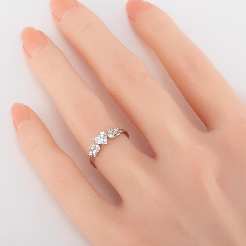 Lab grown Diamond 18K ring setting - Lotus Diamond