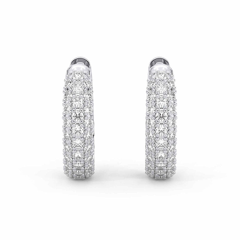 Lab - grown Diamond Earrings 0.50 ctw - Lotus Diamond
