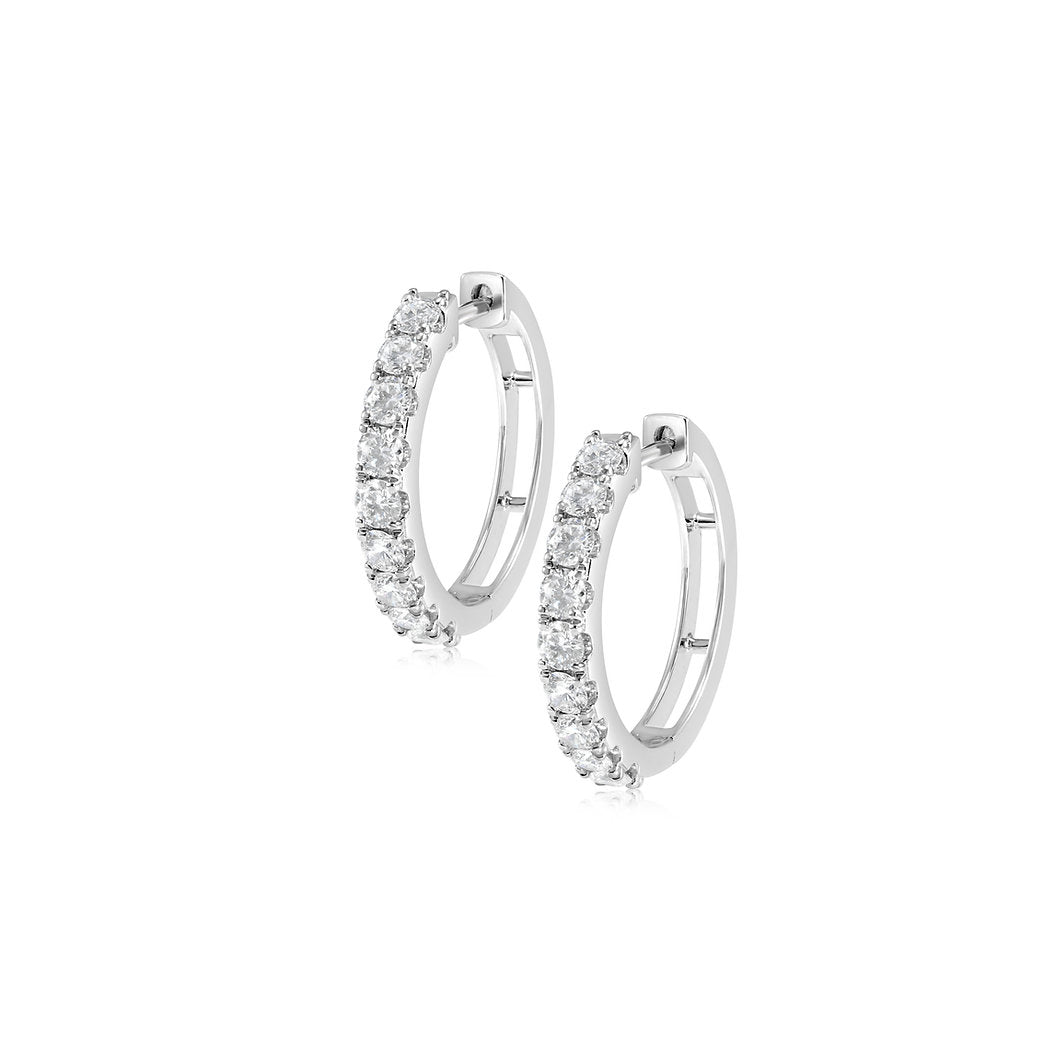 Lab - grown Diamond Earrings 1ctw - Lotus Diamond