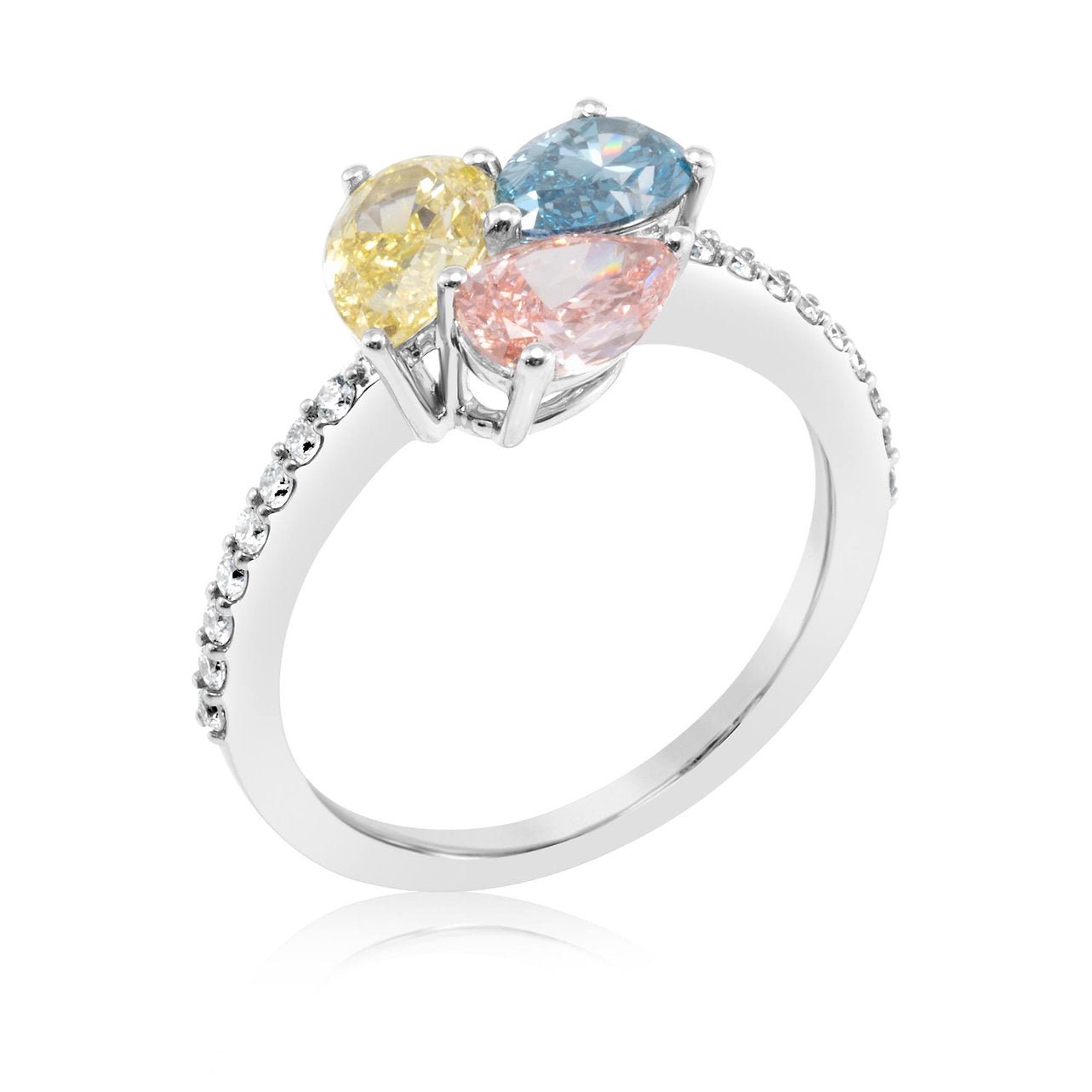 Lab grown Diamond Ring 0.99ctw - Lotus Diamond