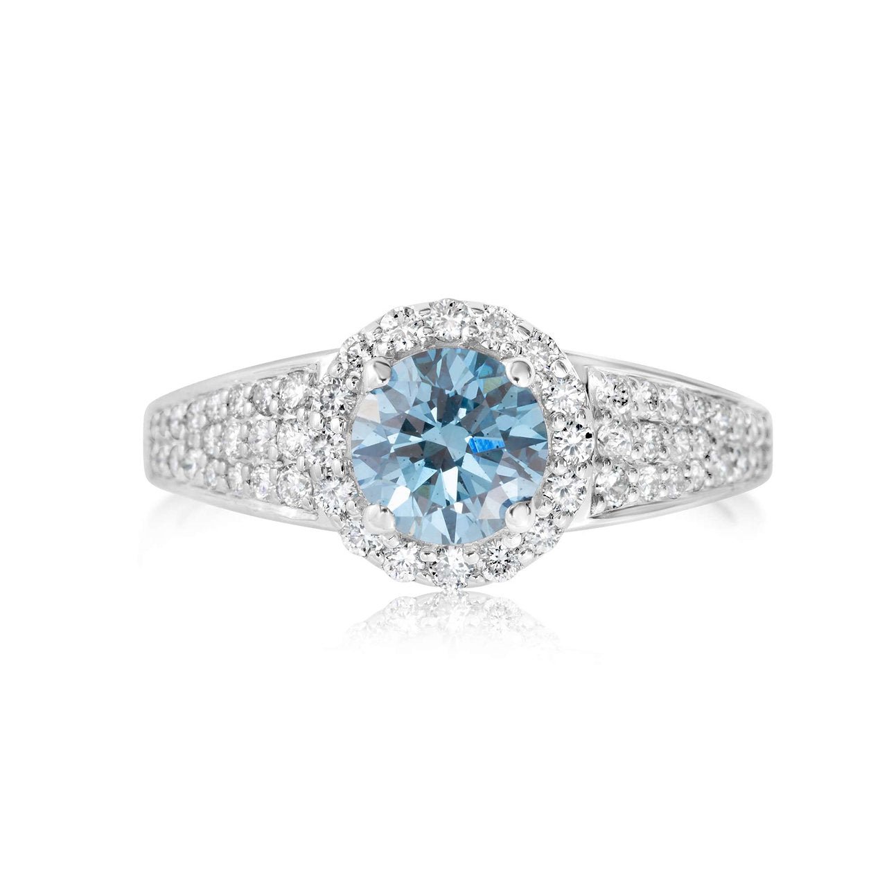 Lab grown Diamond Ring 1.47ctw - Lotus Diamond
