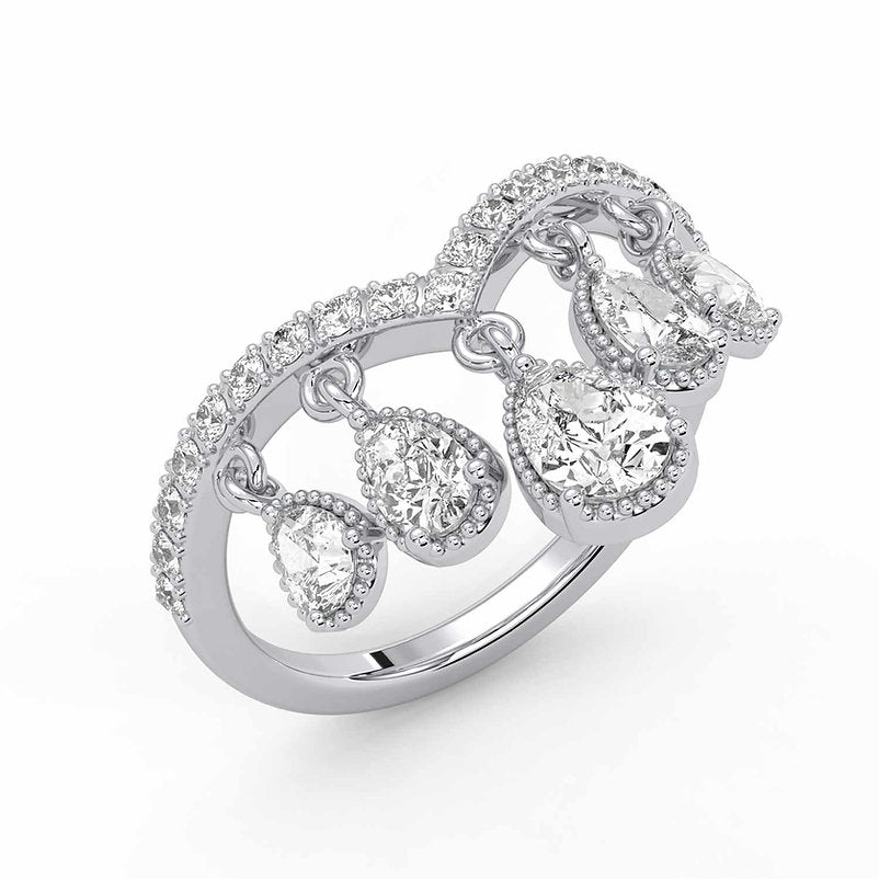 Lab grown Diamond Ring 1.48ctw - Lotus Diamond