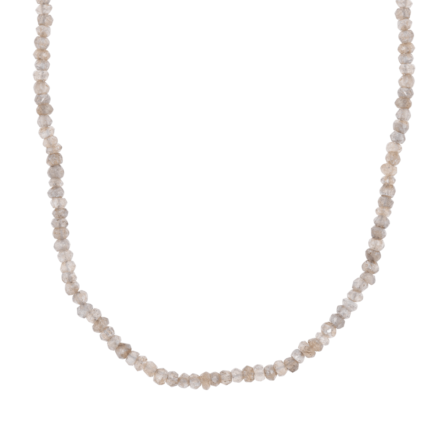Labradorite Bead Necklace - Lotus Diamond