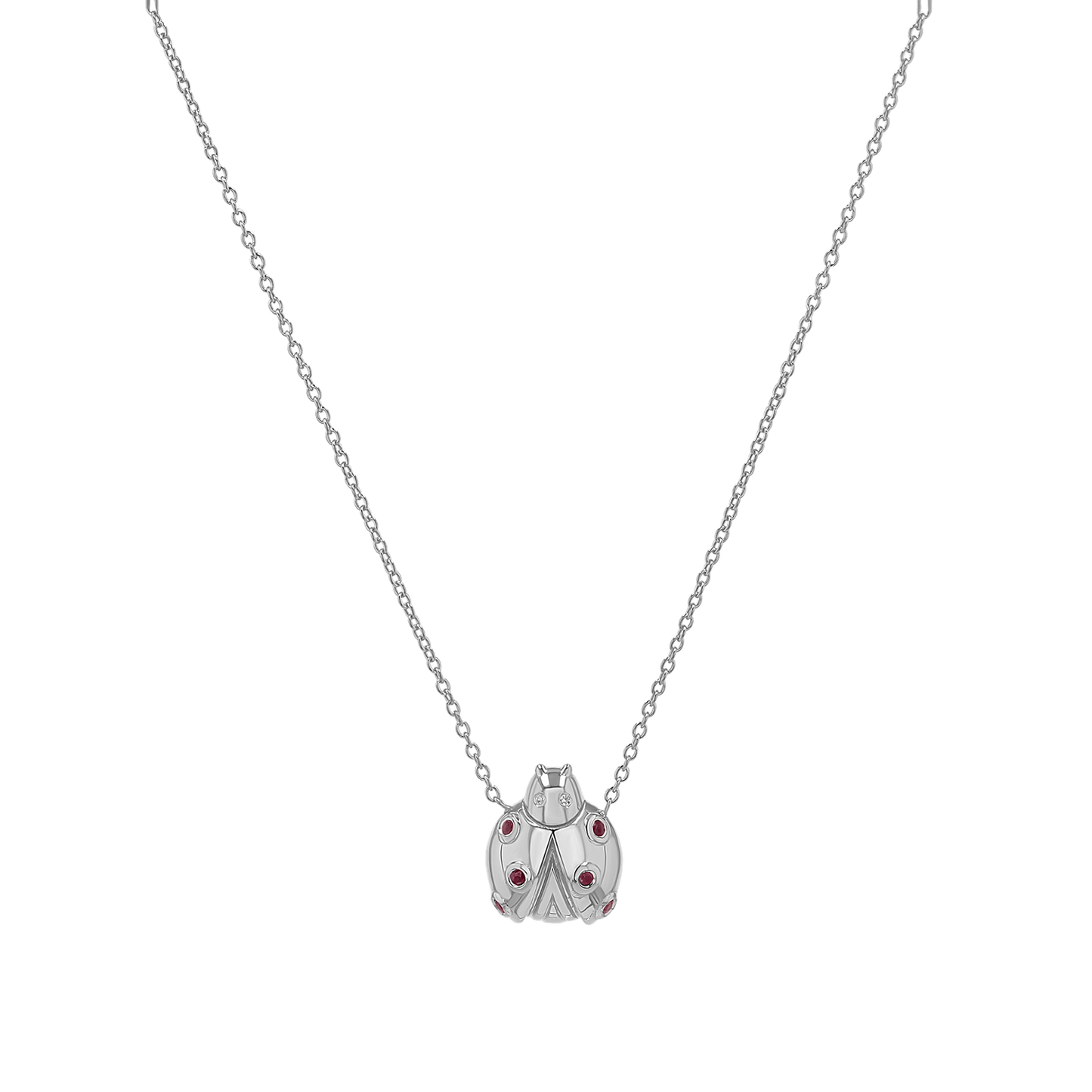 Little Miss Ladybug Necklace - Lotus Diamond