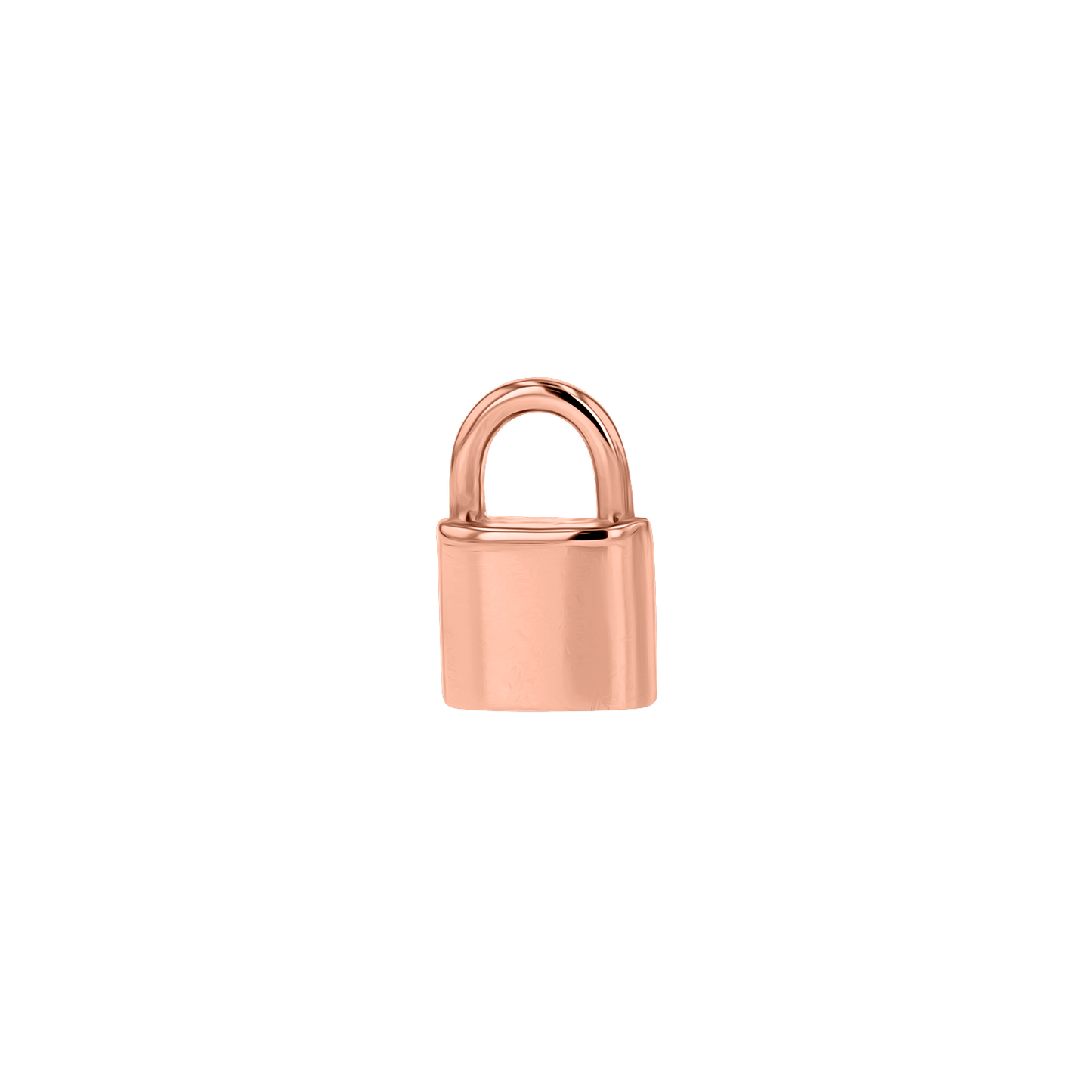 Love Padlock Stud Earrings - Lotus Diamond