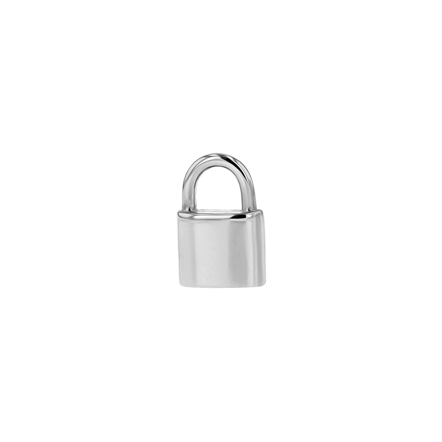 Love Padlock Stud Earrings - Lotus Diamond