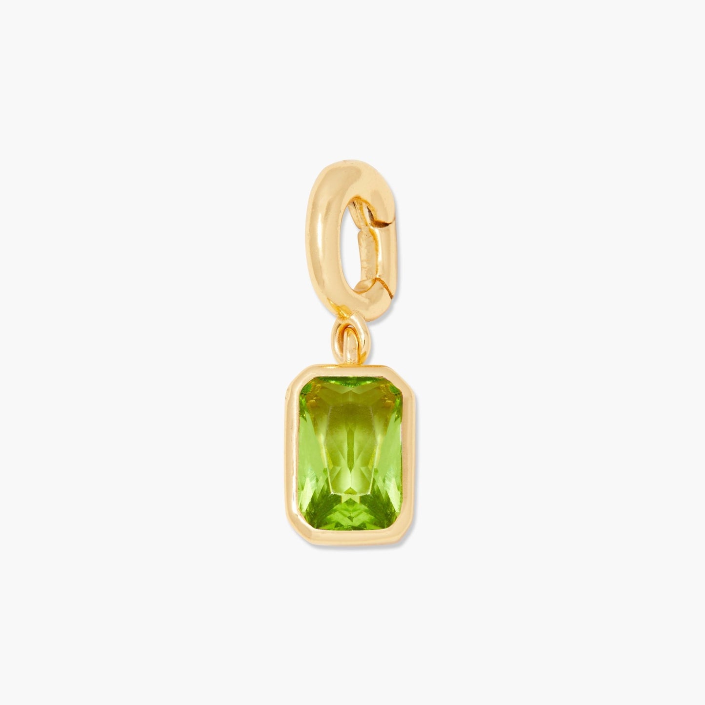 Mackenzie Hinge Birthstone Charm - Lotus Diamond