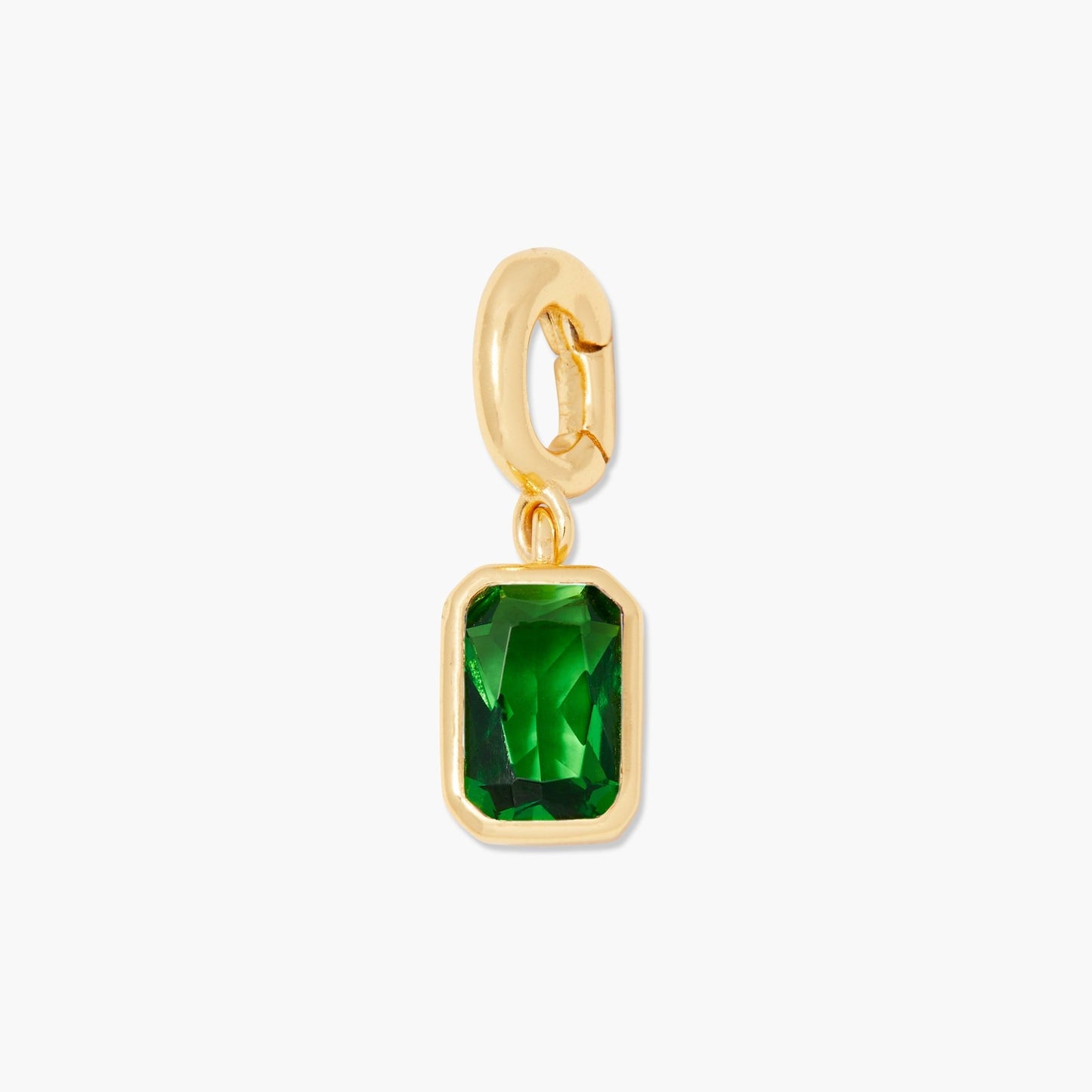 Mackenzie Hinge Birthstone Charm - Lotus Diamond