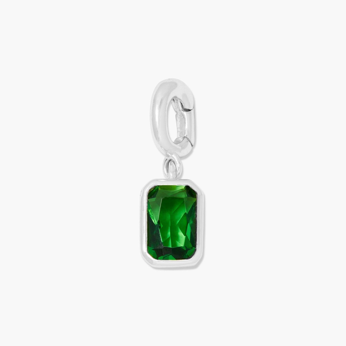 Mackenzie Hinge Birthstone Charm - Lotus Diamond
