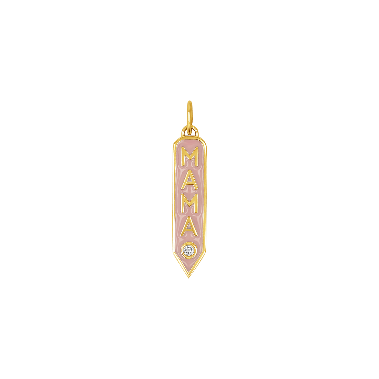 Mama Diamond Dagger Charm - Lotus Diamond