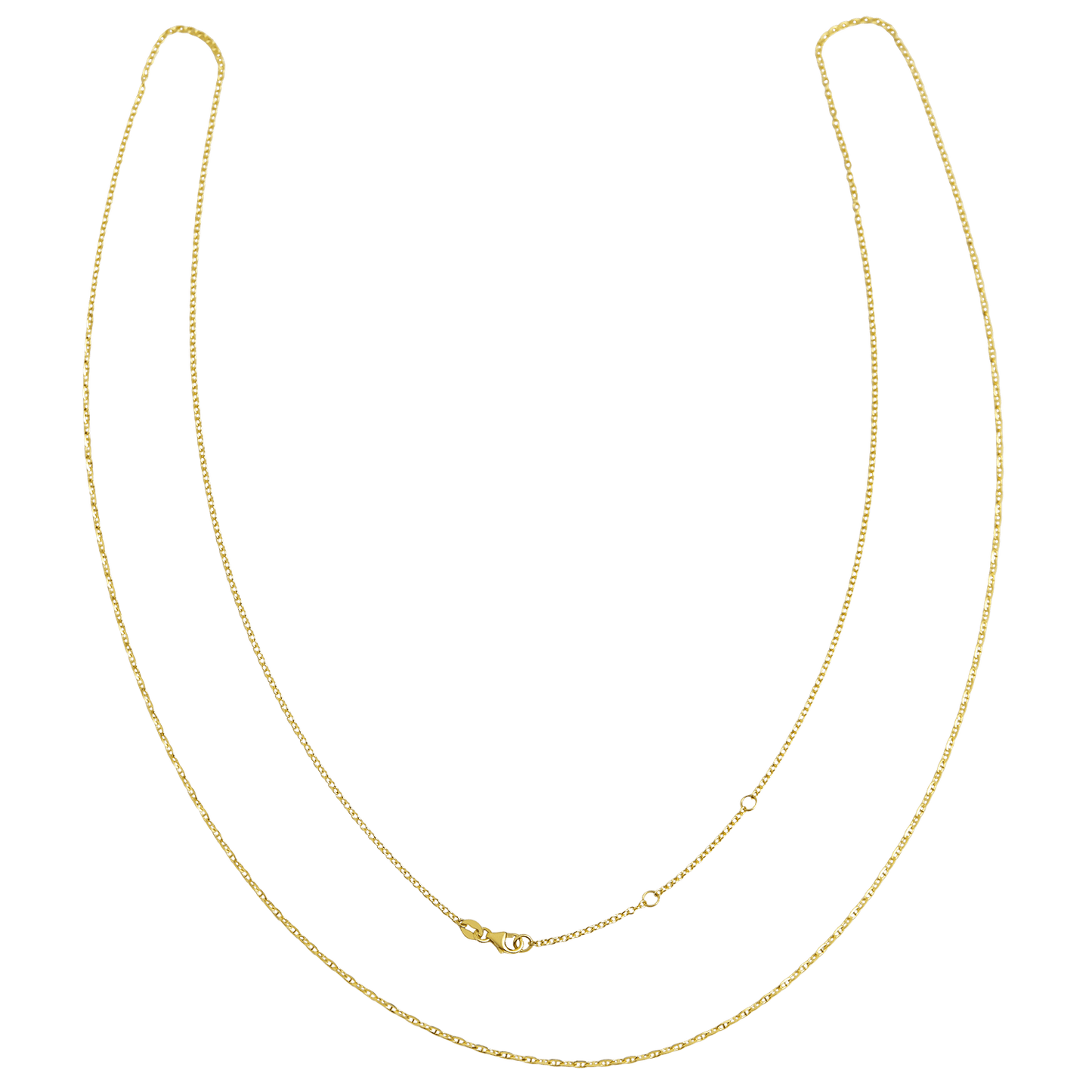 Mariner Anchor Link Belly Chain - Lotus Diamond