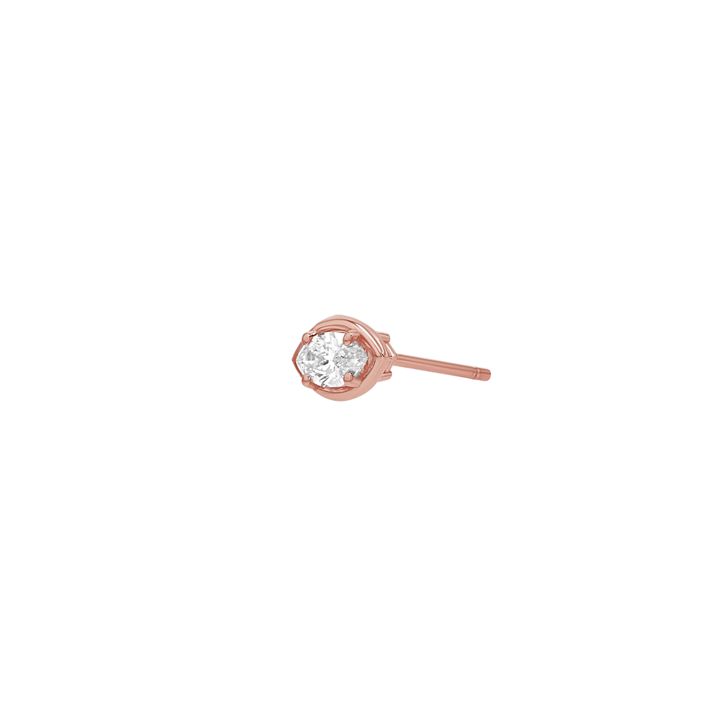 Marquise Diamond Stud Earrings - Lotus Diamond