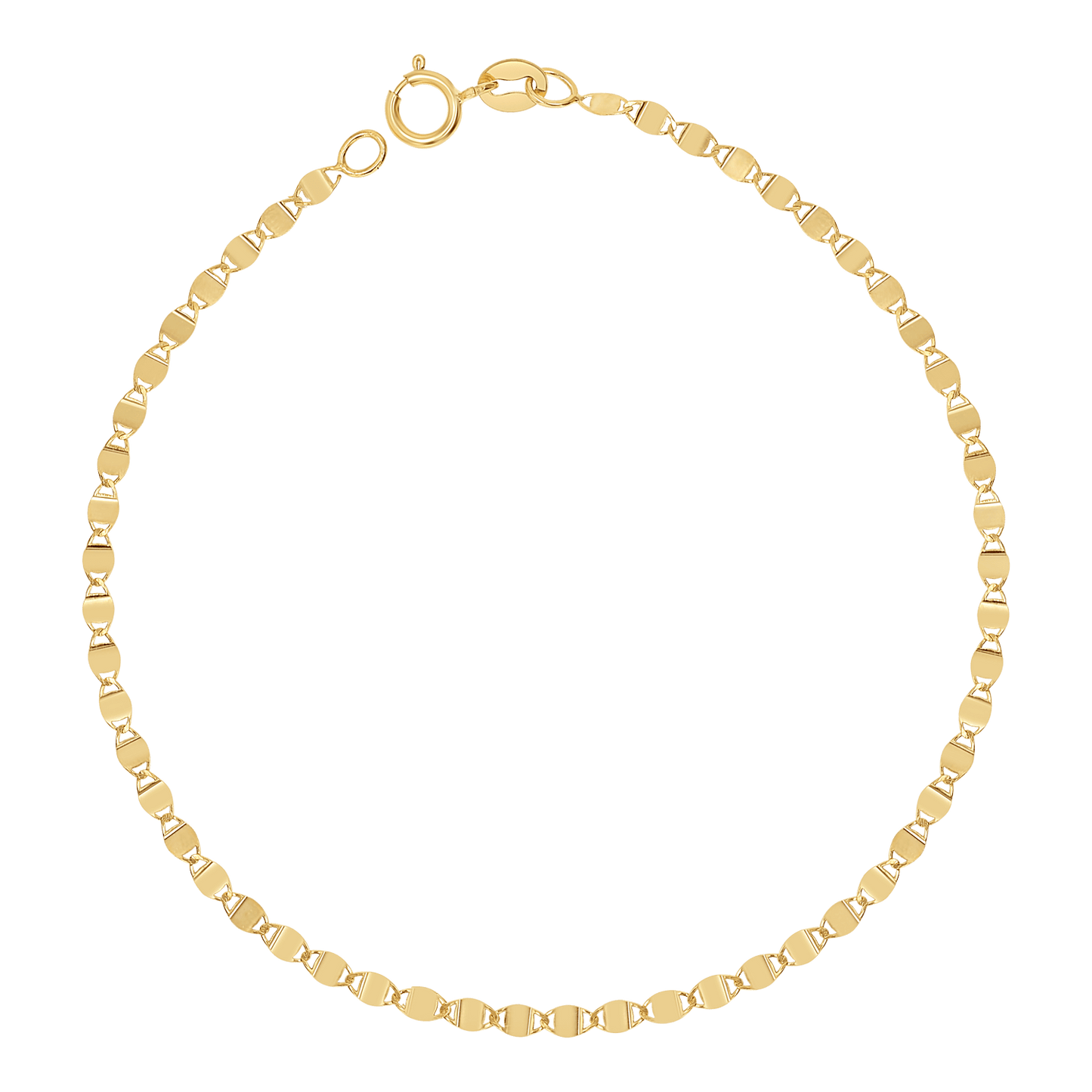 Mirror Chain Bracelet - Lotus Diamond
